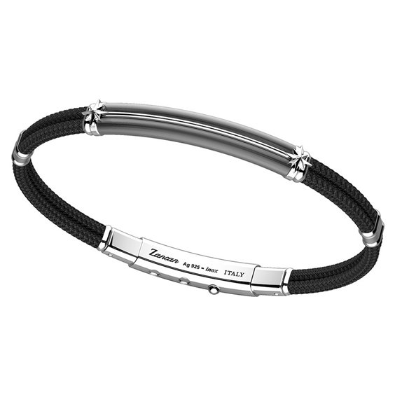 Bracelet Zancan Man in Silver ESB062-NE - ESB062-NE